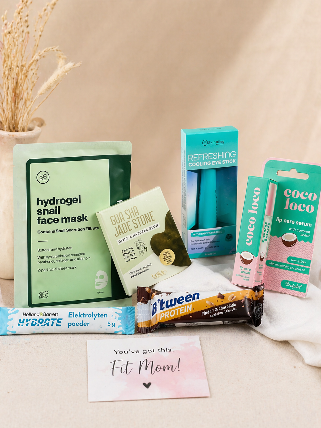 Fit Mom Box | Selfcare Brievenbuscadeau voor Moeders met Wellness