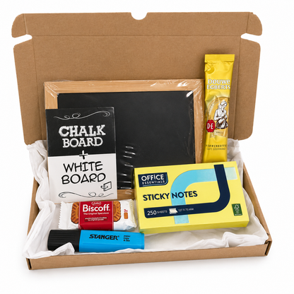 Nieuwe Baan Survival Kit Cadeau | Origineel Cadeau voor Collega of Eerste Werkdag