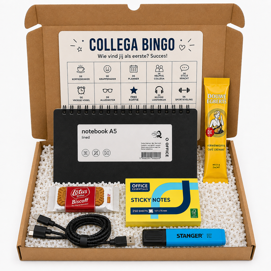 Nieuwe Baan Survival Kit, Succes Cadeau Collega