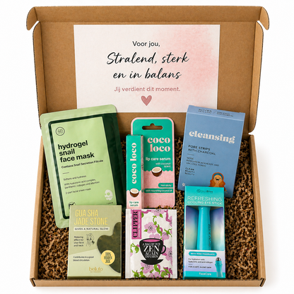 Glow & Relax Box - Luxe Selfcare Brievenbuscadeau voor Haar