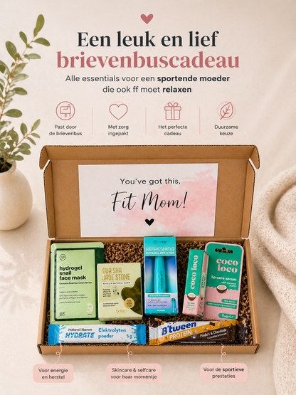 Fit Mom Box | Selfcare Brievenbuscadeau voor Moeders met Wellness