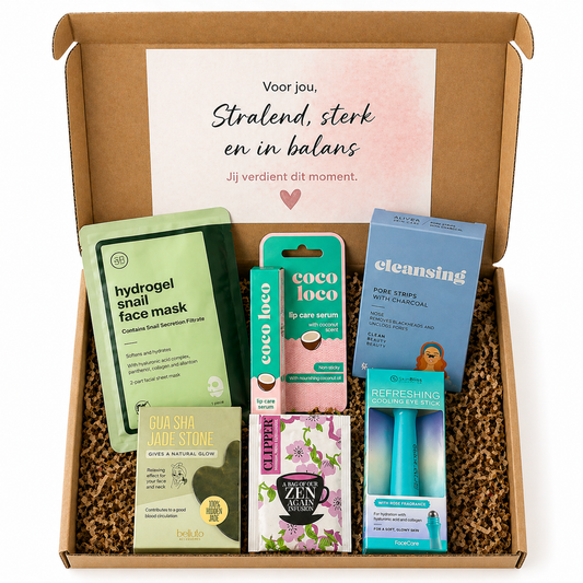 Glow & Relax Box - Luxe Selfcare Brievenbuscadeau voor Haar